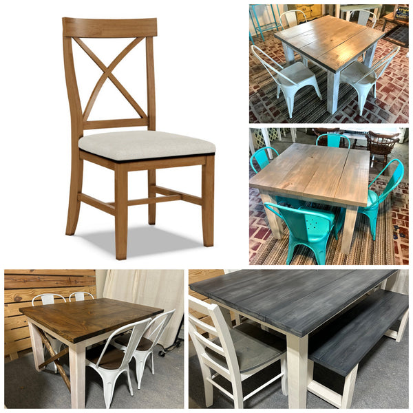 How to Pair Chairs with Your Handmade Table